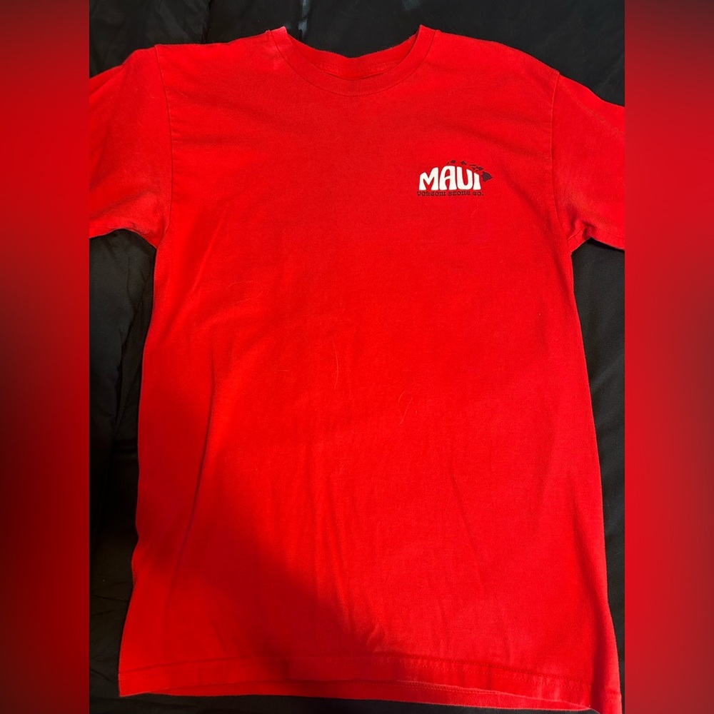 Volcom Red Short Sleeve Tee